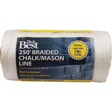 All-Source 250 Ft. Braided Nylon Chalk/Mason Line 307073